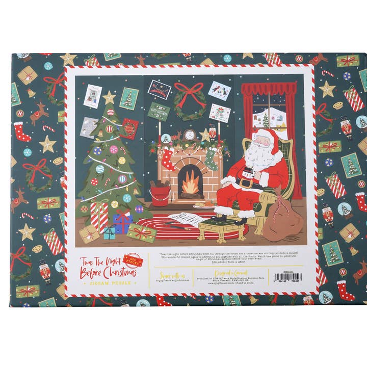 CGB Giftware - Wholesale Puzzle - Adult - 'Twas The Night Before Christmas 550 Piece Jigsaw