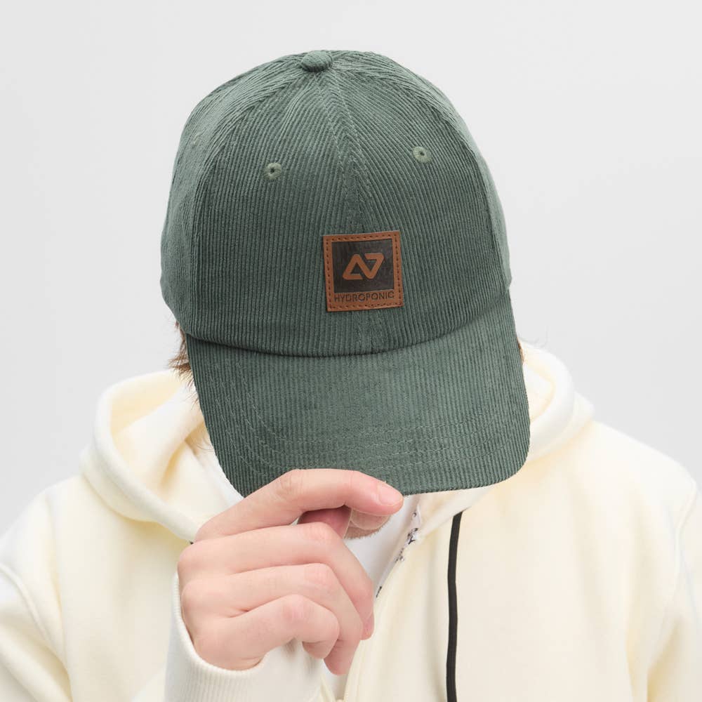 Hydroponic - Wholesale Flat Brim Cap - Men's - HY Corp CP 05 - Teal Green Corduroy4