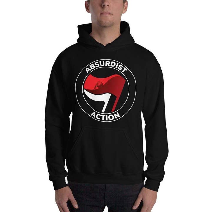 Absurdistische Action Sisyphus - Hoodie für den Großhandel von The Philosopher's Shirt