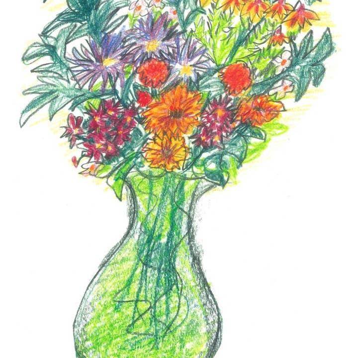 Card #15 Bouquet for wholesale by One Woman's Art by Jill