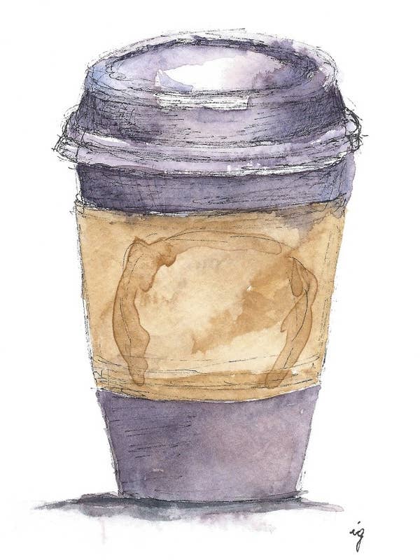 Lila kaffe för wholesale av SAS {Seattle Art Studio}