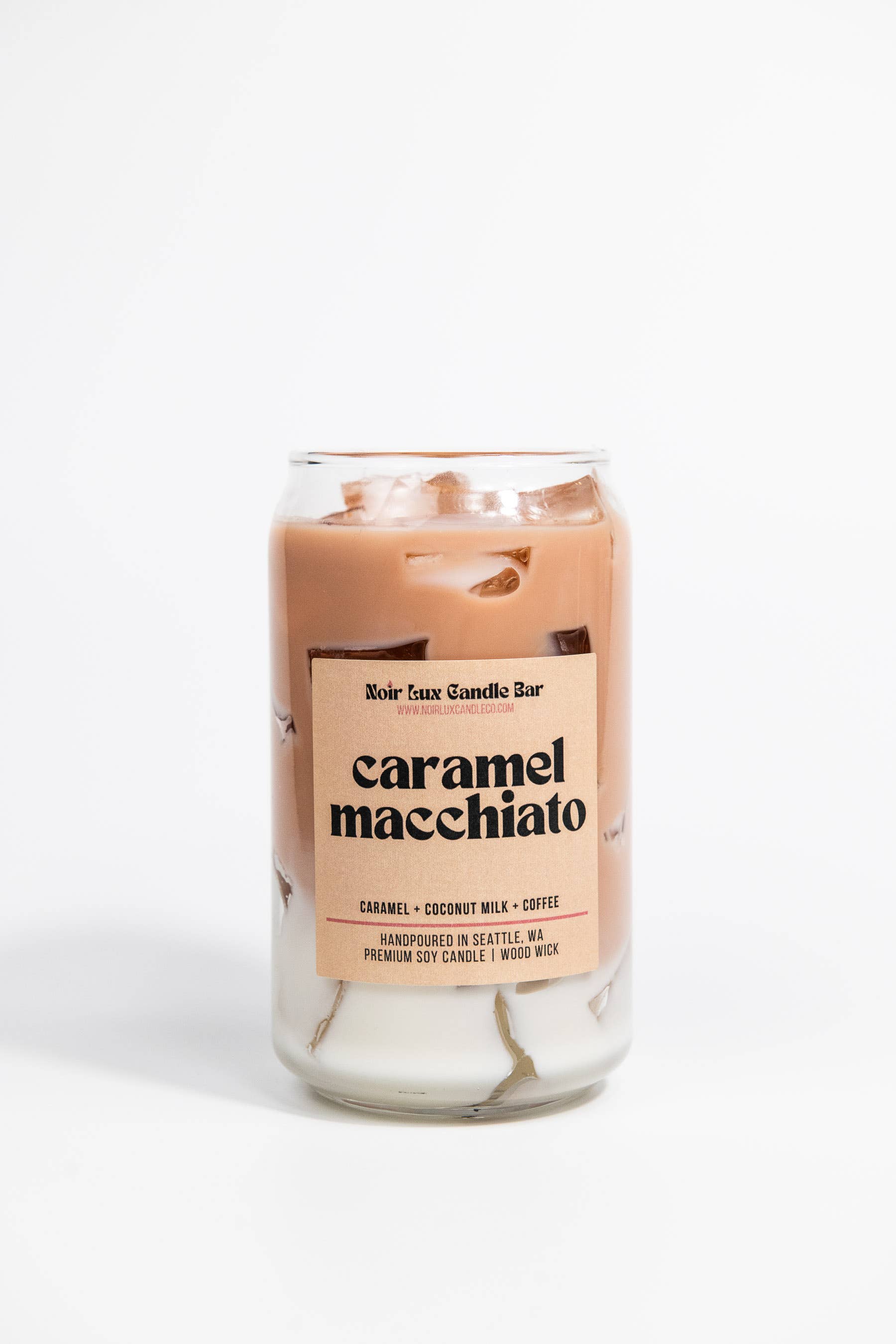 Noir Lux Candle Co – wholesale Jar/filled candle – Iced Caramel Macchiato Candle2