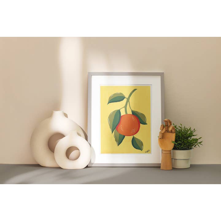 Seville Orange Print for wholesale by Chloe Longden Art