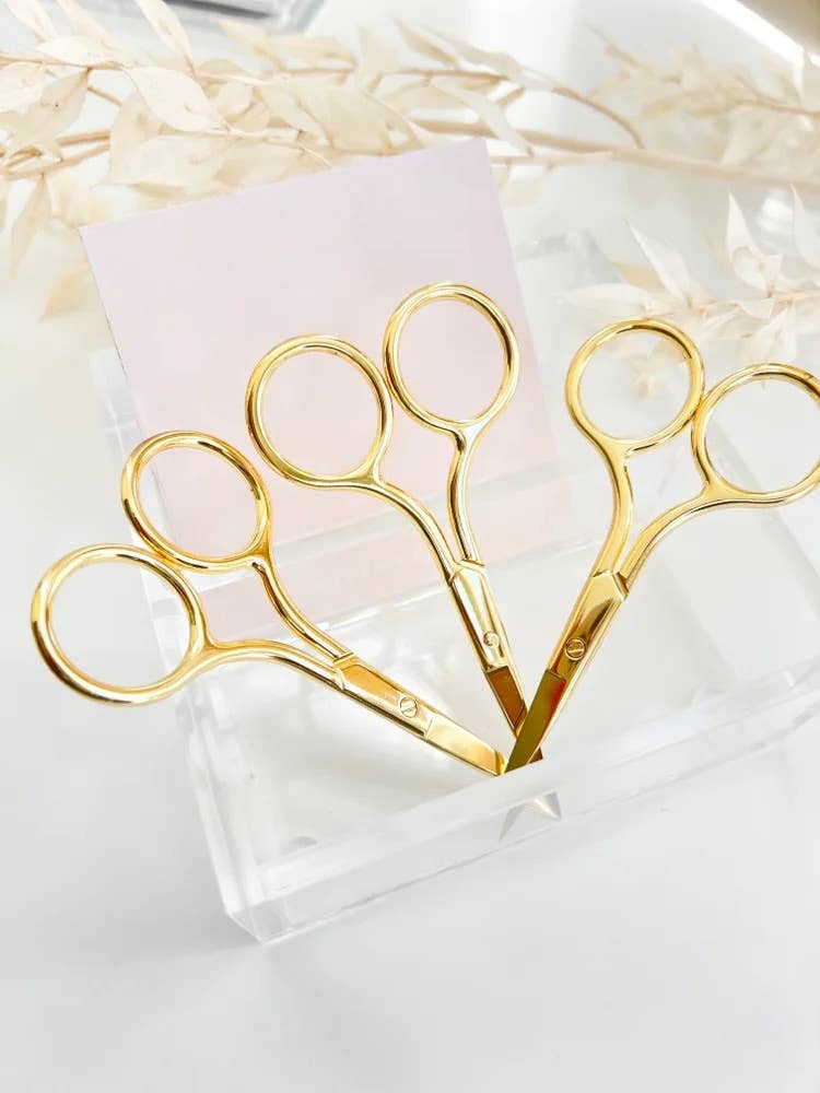Paper Panduh - Wholesale Scissors - Gold Mini Scissors1