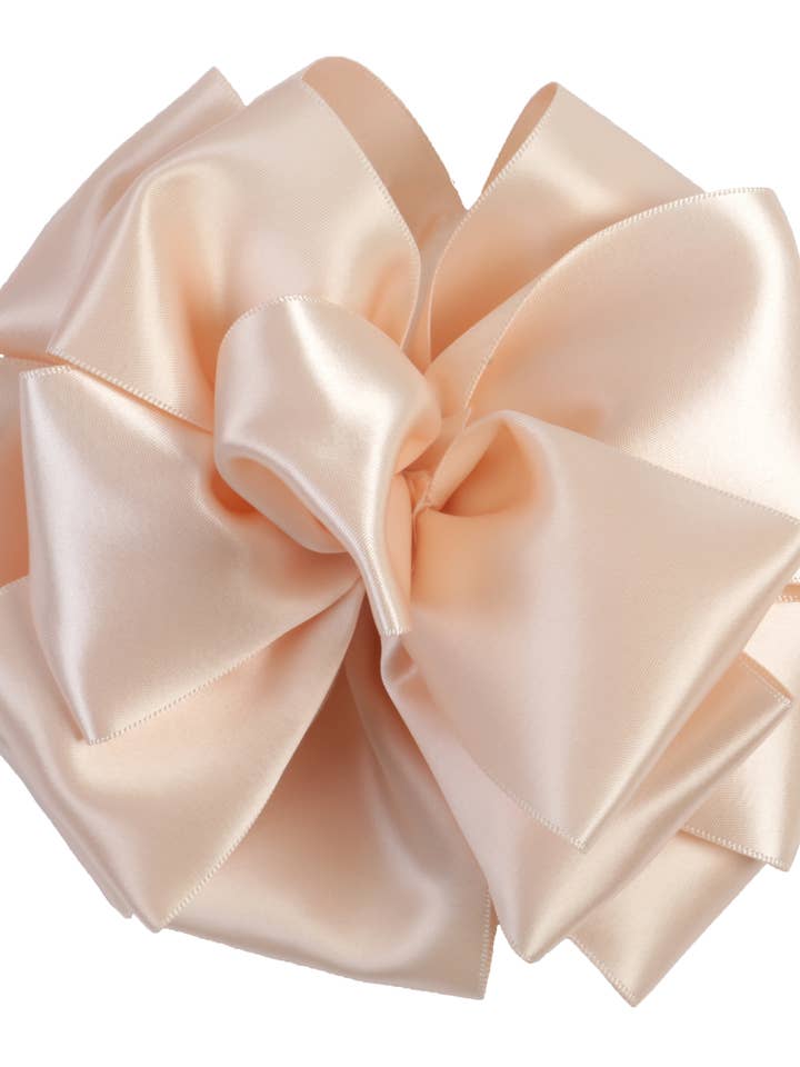 Double Lush Pale Peach 4" x 25 Yards for wholesale by Berwick Offray Ribbon