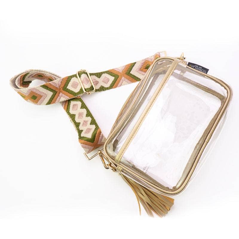 Threaded Pear – wholesale Crossbody bag – Women's – Clear Courtney | Choose Your Strap6