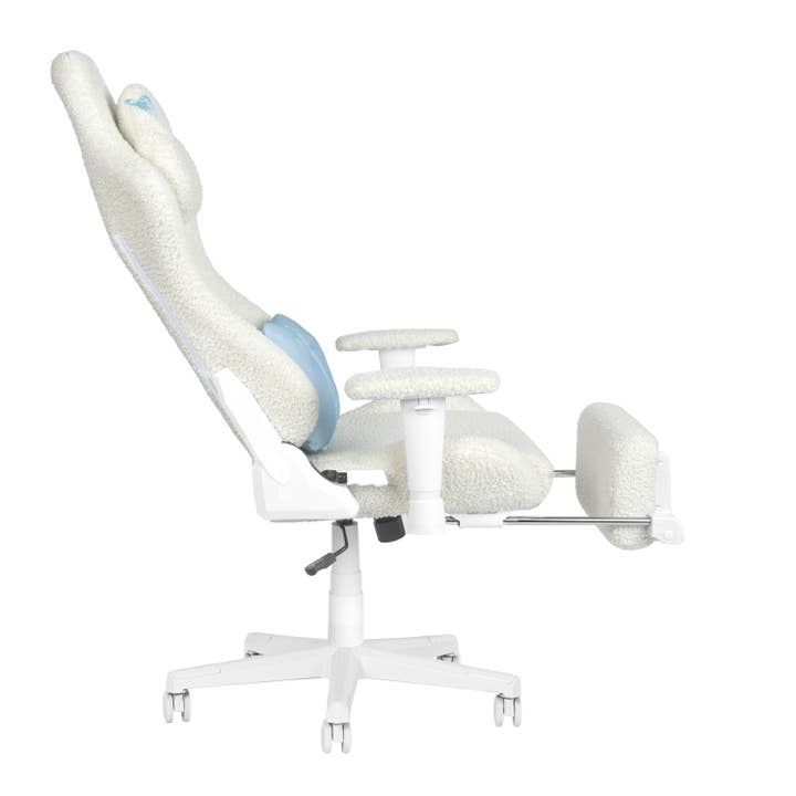 RTA Products LLC - Wholesale Chair - Techni Sport White Bunny Gaming Chair with Footrest10