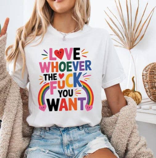 CVH DREAMY LTD – wholesale T-shirt (graphic) – unisex – Love Who You Want Shirt, Pride Month LGBT Shirt 0