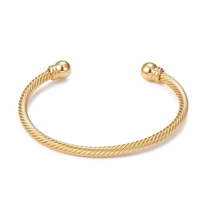 Ivy Gold Co. - Wholesale Cuff Bracelet - Cable Cuff Bracelet1
