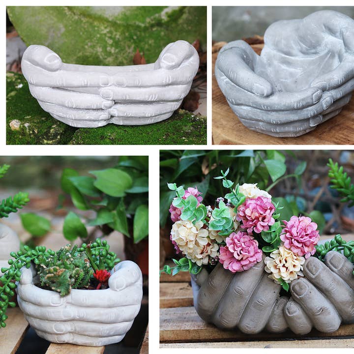 Vagabond Vintage - Wholesale Planter Box - Hand-Shaped Concrete Planters