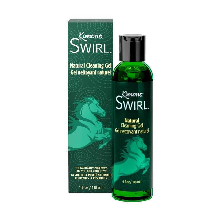 Nettoyant pour dispositifs et jouets Kimono Swirl Natural - 120 ml/4 fl oz pour la vente par Mayer Labs