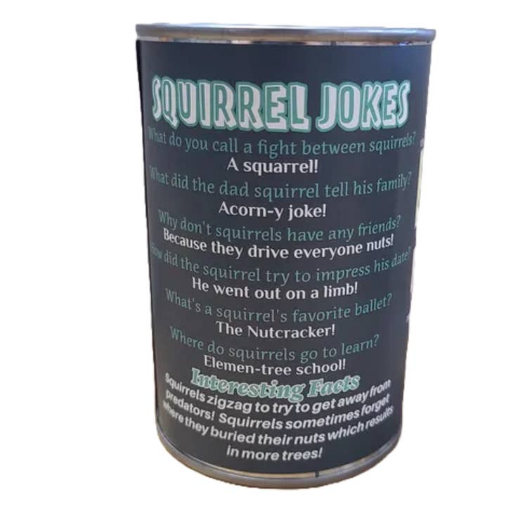 Canned Gifts - Wholesale Stuffed/Plush Toy - Kids & Baby - Canned Squirrel | Stuffed Animal Plush | Funny Jokes