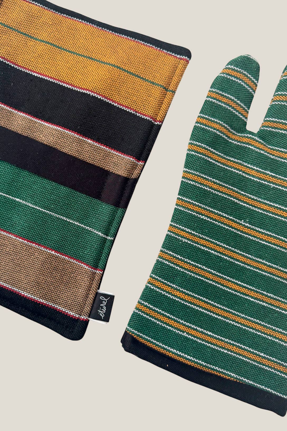 Eturel Madrid - Wholesale Oven Mitt/Pot Holder - Manchego woven oven set3