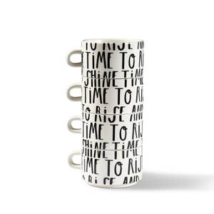 Stacking Espresso Mug Set by Rae Dunn