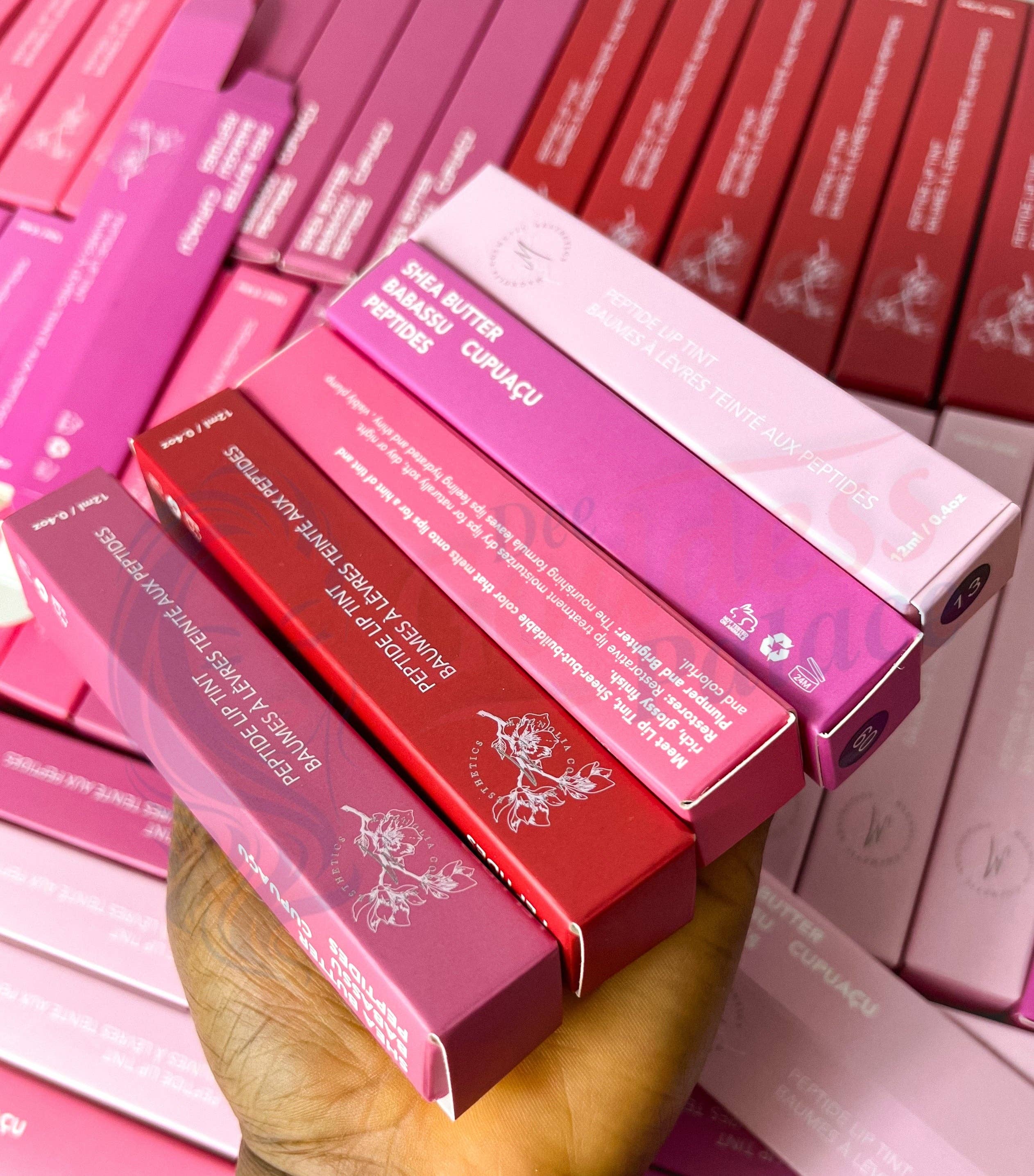 Deegoddesswholesale - Wholesale Lip Balm - 50pcs Private Label Peptide Glossy Lip Tint Balm12