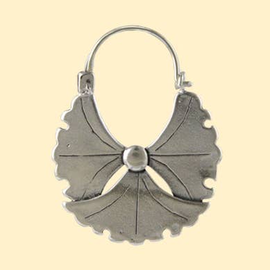 Sterling Chinese Hoop Earrings for wholesale by Moosepablos, Inc.