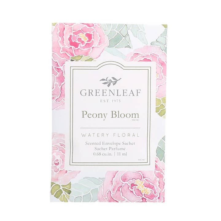 Peony Bloom Small Sachet 30 Pack for wholesale by Greenleaf Gifts