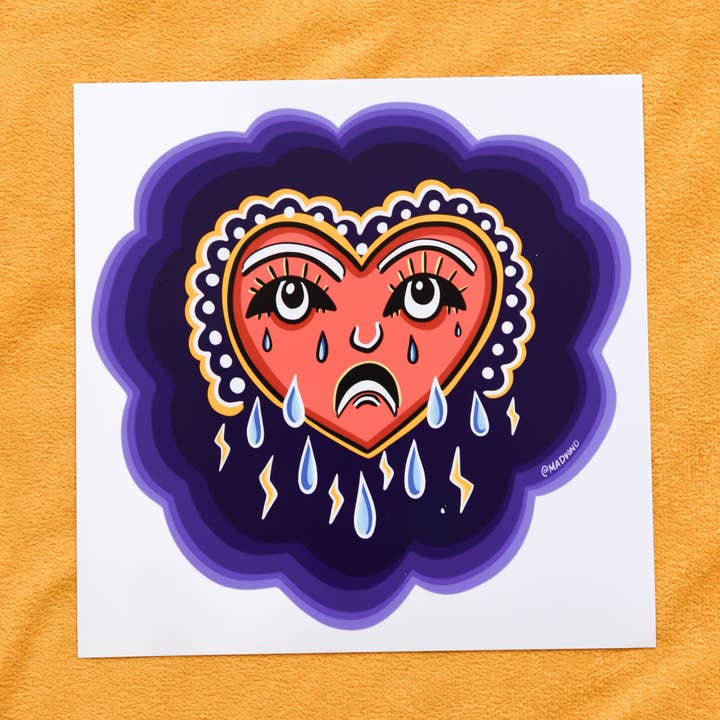 Weeping Heart Giclée Print voor wholesale door Madison Vermilya Art