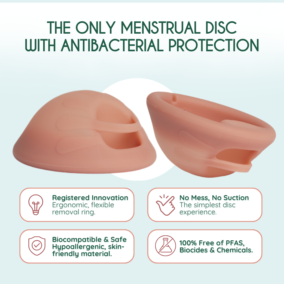 FEMIEKO GROUP SRL - Wholesale Menstrual Cup - Femi.Eko® Delicate Safe Menstrual Disc – Antibacterial1
