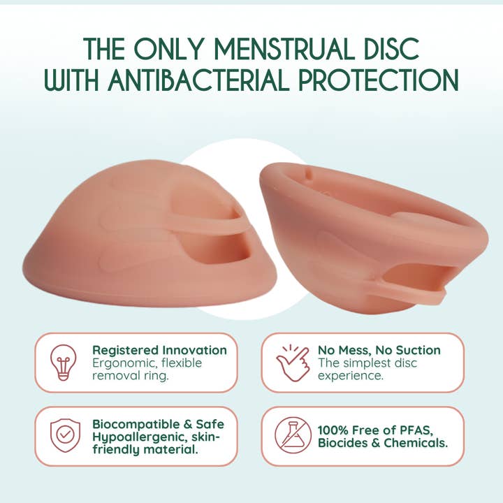 FEMIEKO GROUP SRL - Wholesale Menstrual Cup - Femi.Eko® Delicate Safe Menstrual Disc – Antibacterial1