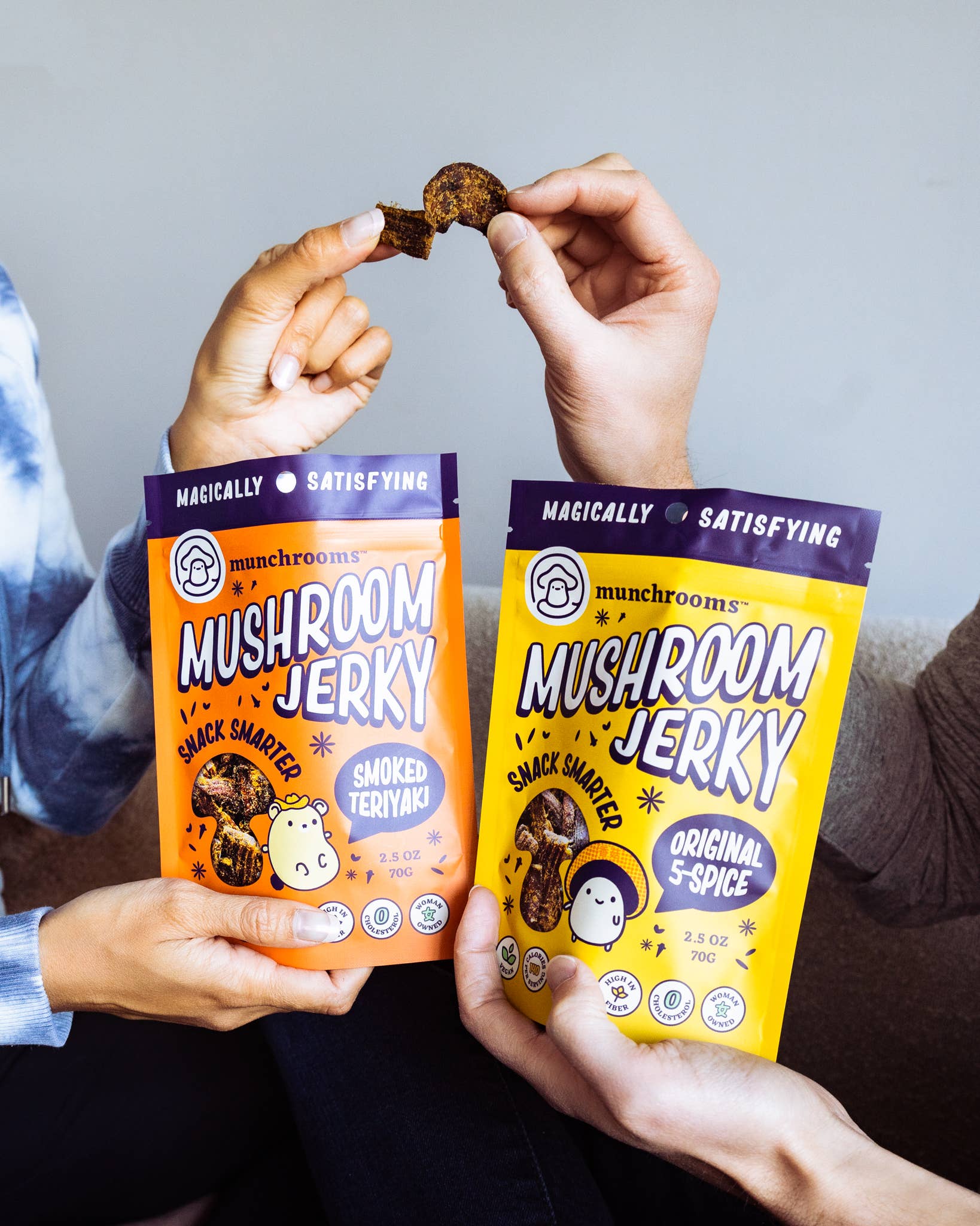 munchrooms - Vente Viande séchée - Jerky de champignons fumé Teriyaki3