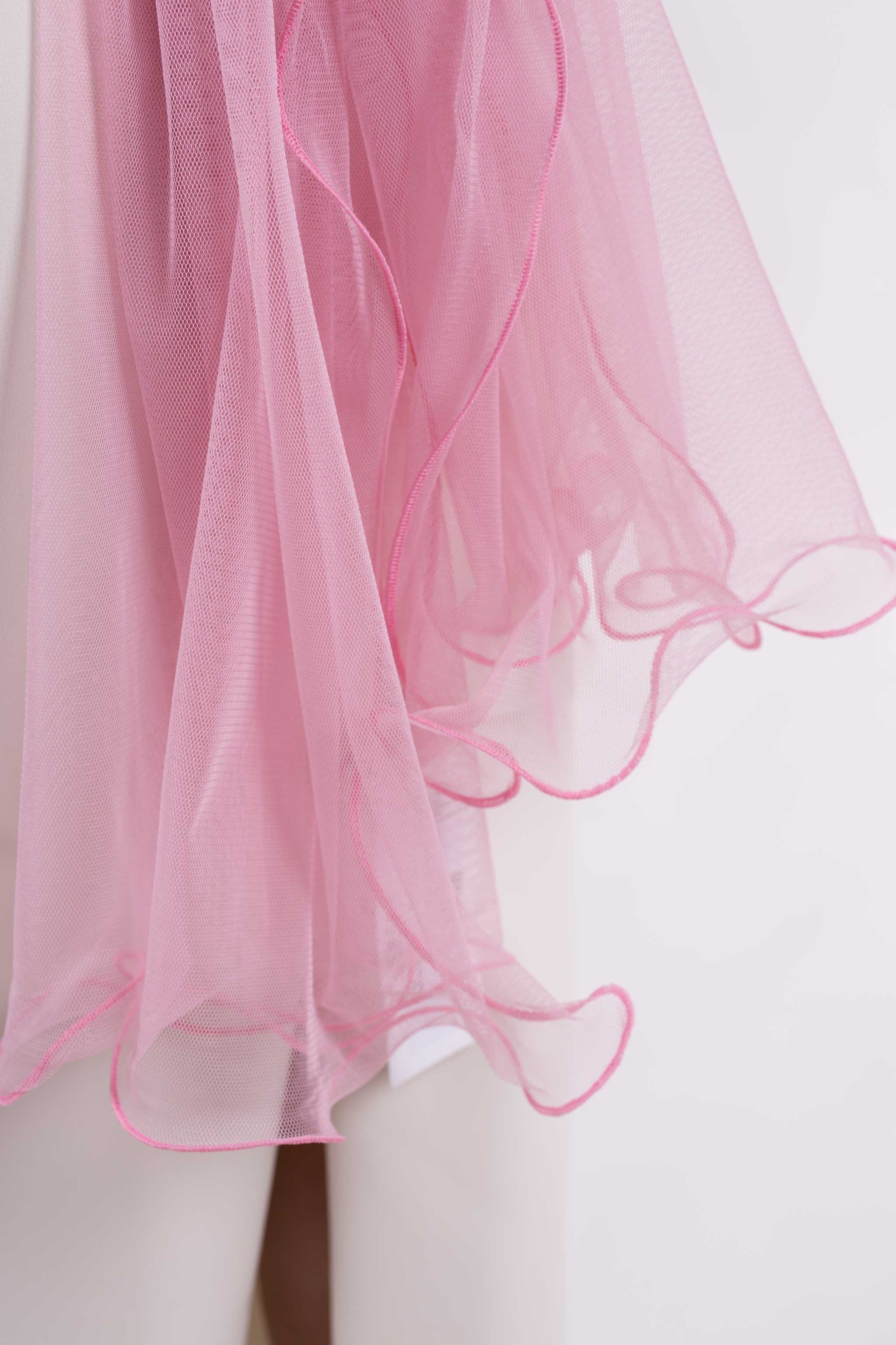 MR Complements - Vente Écharpe – femme - Châle en tulle grande taille aux bords ondulés49