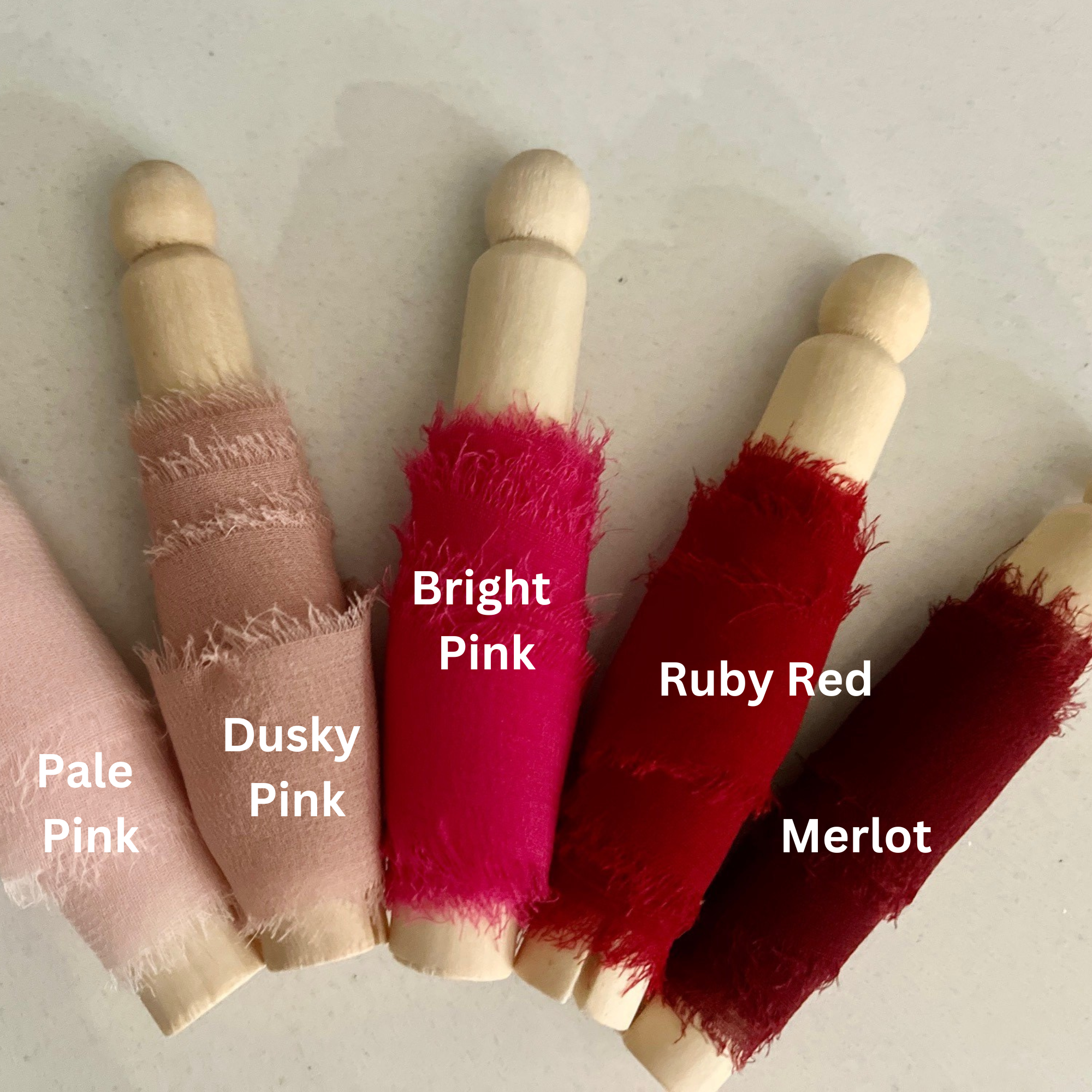 Olive Lane - Venta al por mayor Cintas - Envoltorio de regalos - Rollo de 10 m de cinta de gasa con borde crudo disponible en más de 30 colores7