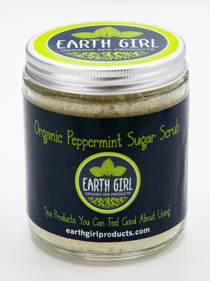 Gommage biologique au sucre à la menthe poivrée --- Un début de journée plein d'entrain ! pour la vente par Earth Girl Products