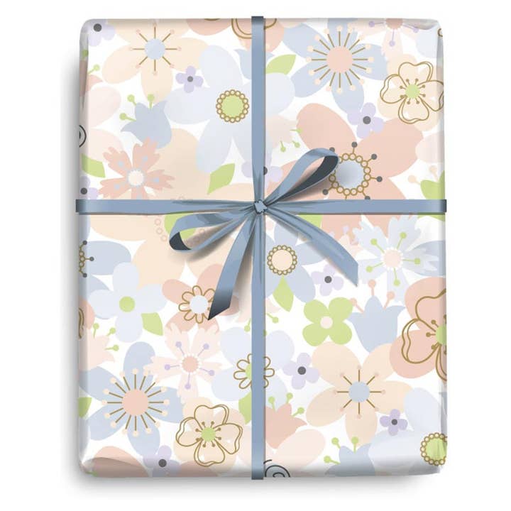 Neutral Flower - Half Ream for wholesale by The Gift Wrap Company
