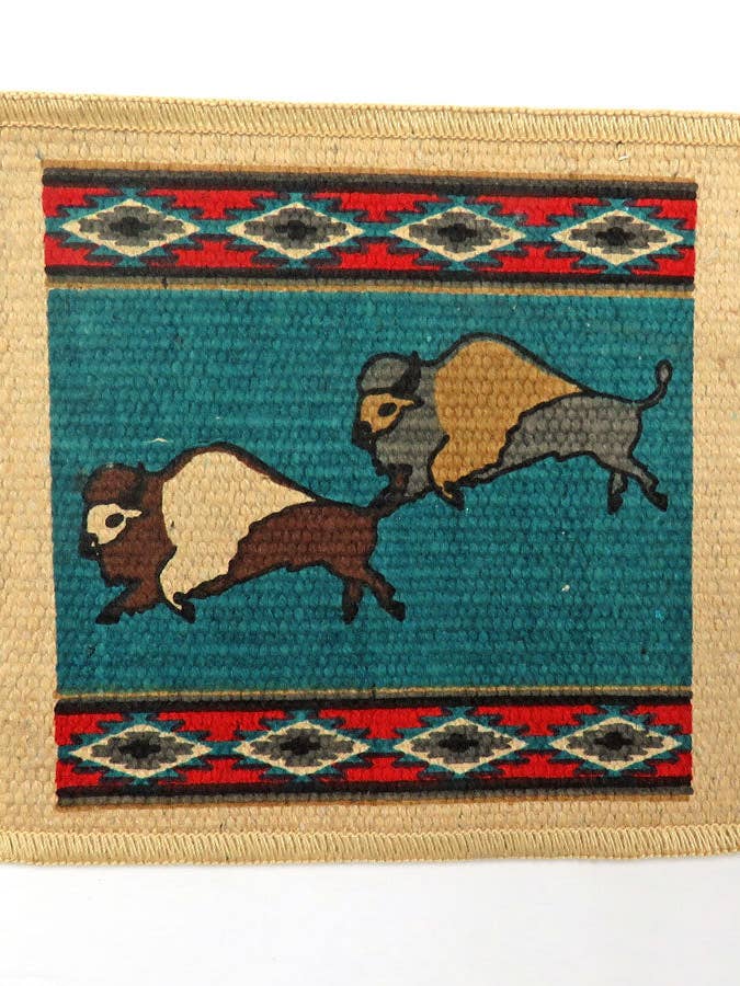 Cotton Stencil Coasters - 300B for wholesale by El Paso Saddleblanket