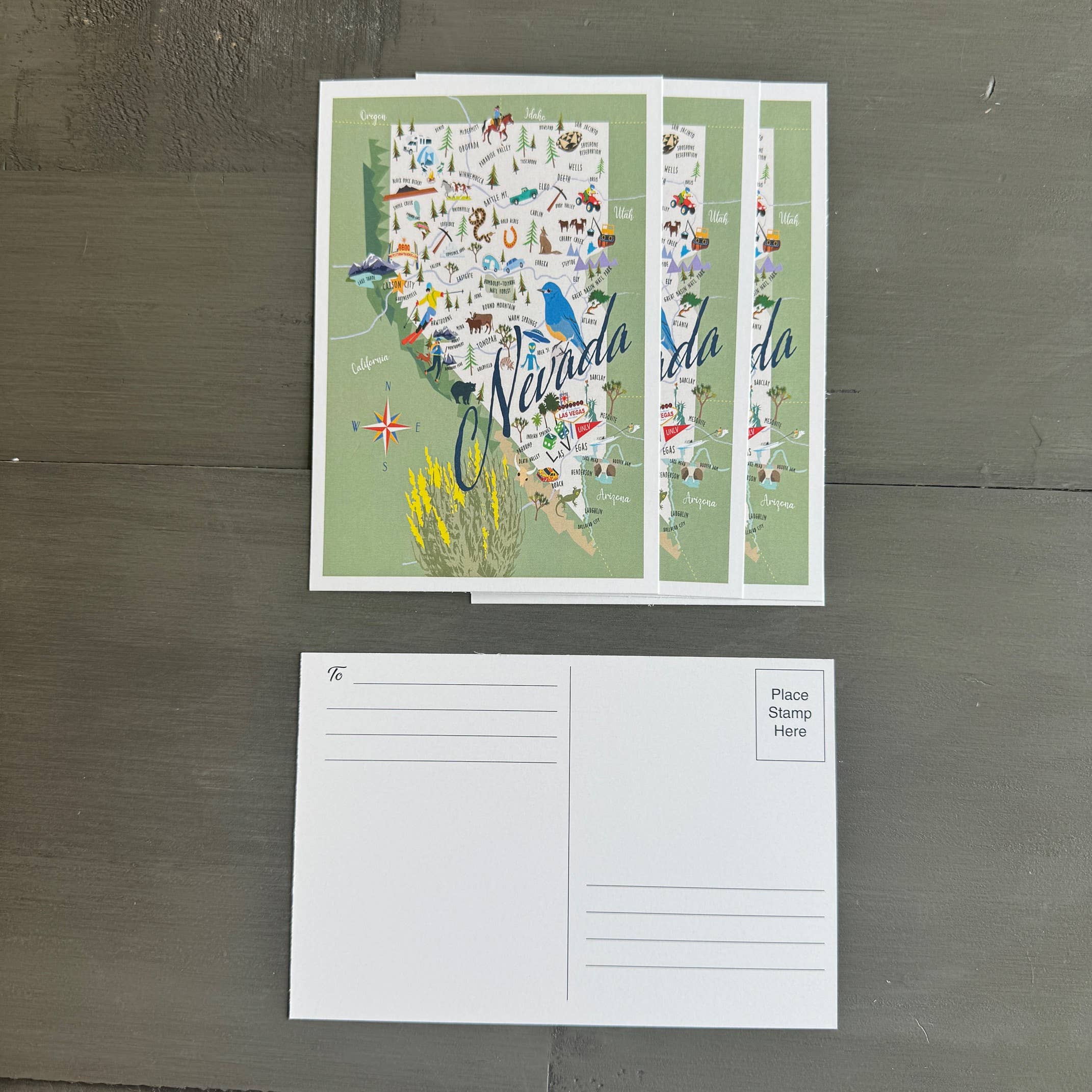 Galleyware - Vendita all'ingrosso Cartoline - Cartolina Nevada 10,2 x 15,2 cm1