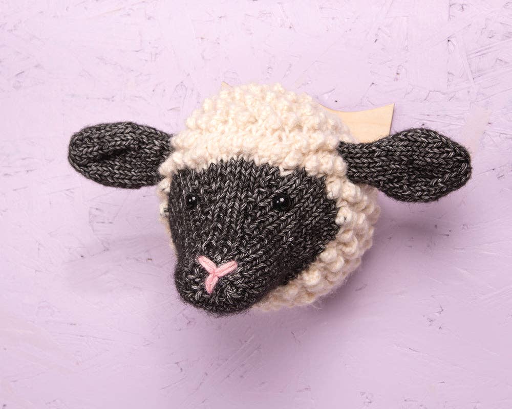 Sincerely Louise - Wholesale Knitting/Crochet Supplies - Mini Shropshire Sheep Head Knitting Kit4