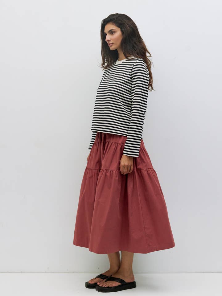 MOD REF - Vendita all'ingrosso Gonna - Donna - La Gonna Esme | Gonna Midi Arricciata11