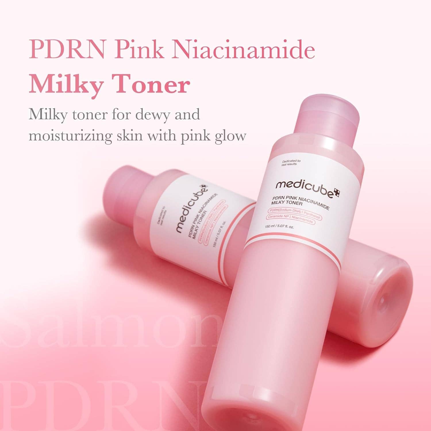Glowiss – wholesale Facial Toner – MEDICUBE PDRN Pink Niacinamide Milky Toner 150ml 5.07 fl. Oz.4