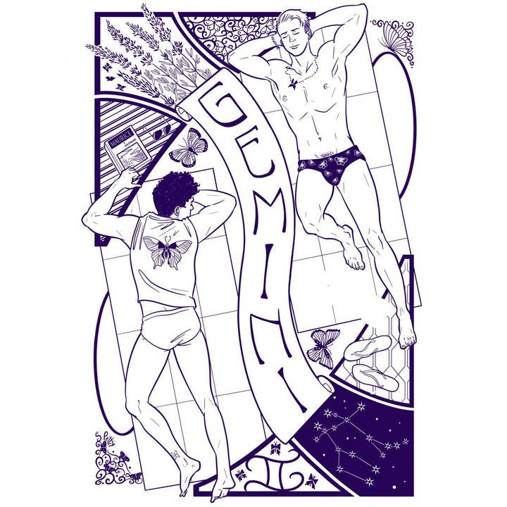 Gemini Special Edition Zodiac T-Shirt for wholesale by Assassin Menswear