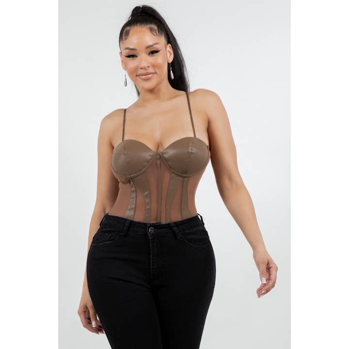 COMBINAISON EN CUIR MAILLÉ pour la vente par omgstyles