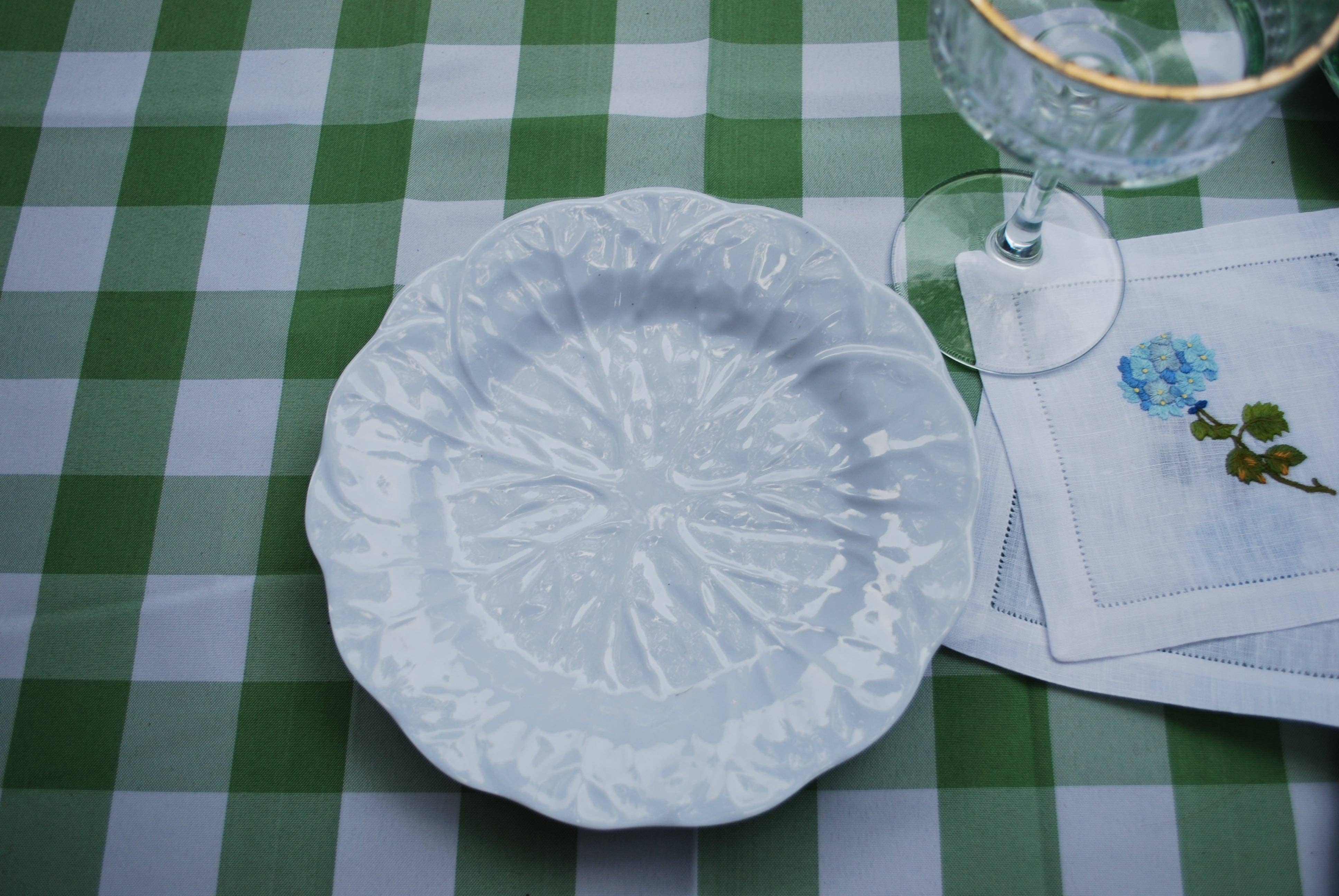 PICNiC – wholesale Salad plate – White Cabbage Plates (Set of 4)2