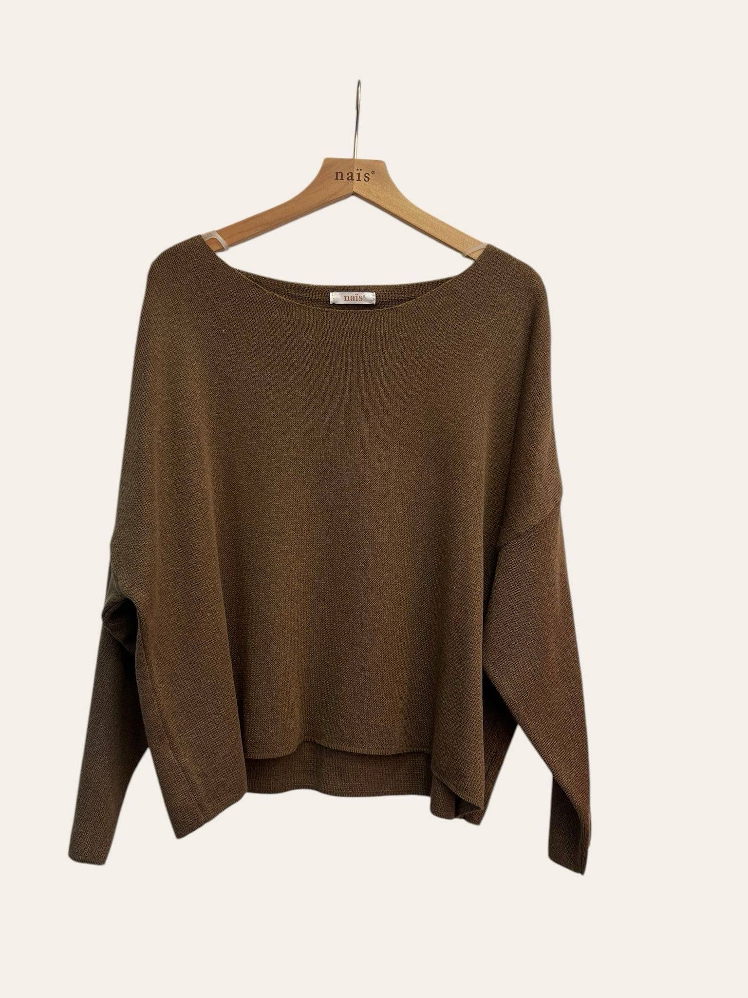 NAÏS PARIS - Vente Pull en maille – femme - PULL COL ROND COURT12