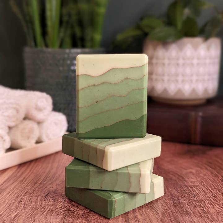 Mainland Vintage - Wholesale Bar Soap - North Cascades - Green Goats Milk Pine Soap3
