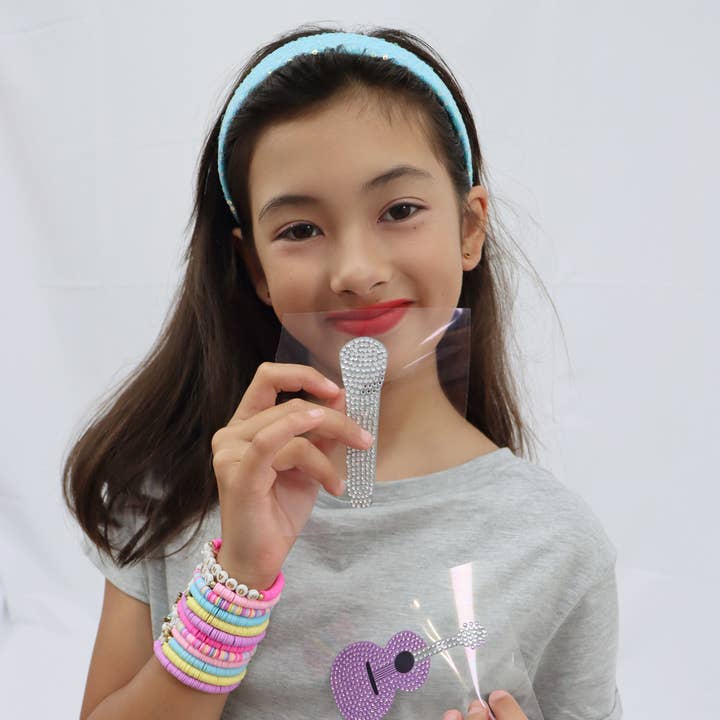 Pink Poppy - Wholesale Sticker – Child & baby - Romantics Microphone Decal - (Pack Size: 6)1