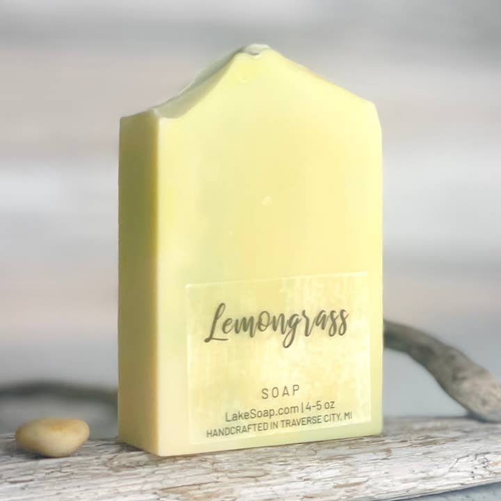 Citroengras zeep voor wholesale door Lake Soap Company