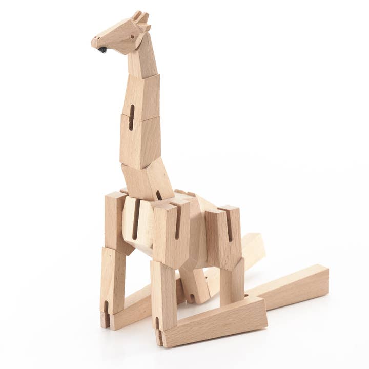 Yoshiaki Ito Design – Großhandel Holzspielzeug – Kinder – Morphits® Giraffen-Holzspielzeug: Erhöhen Sie die Spielzeit mit Tall Ta4