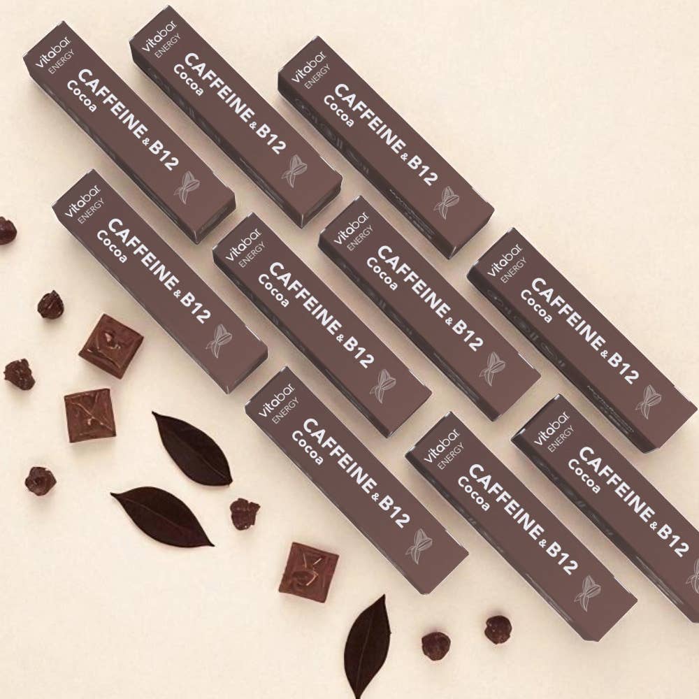 VitaBar - Wholesale Oral Supplement/Vitamin - ENERGY - Caffeine - Cocoa Flavor 10-PACK5