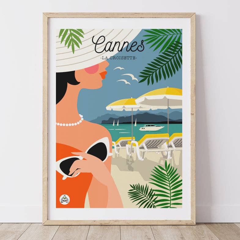 Les Petits Yéyés - Vente Poster - Affiche CANNES - La Croisette0