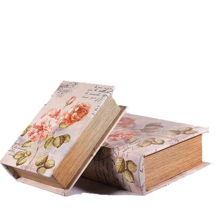 giftland - Wholesale Decorative Box - Faux Book Box Flowers Set/2 27cm0