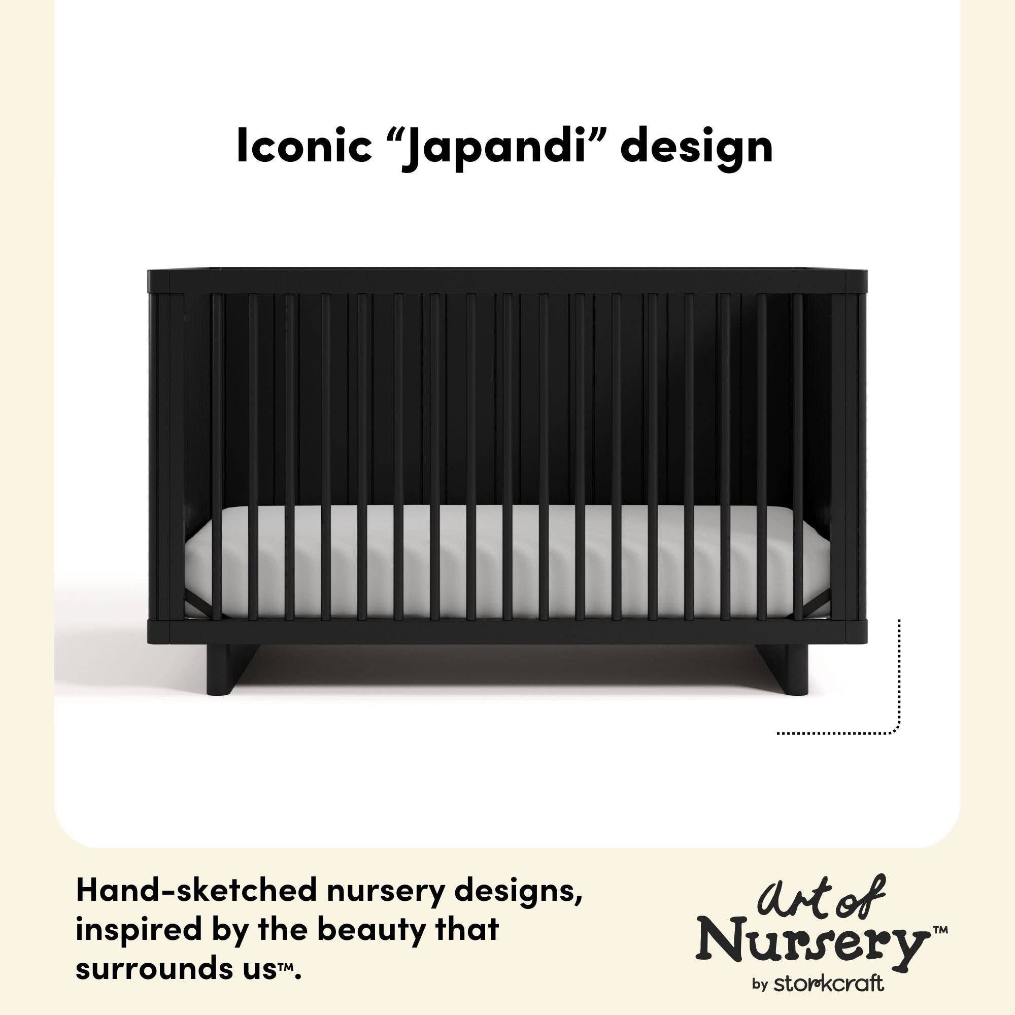 Storkcraft - Wholesale Bed - Kids & Baby - Storkcraft® Kyoto Deluxe Convertible Crib with Bonus Toddler Guardrail5