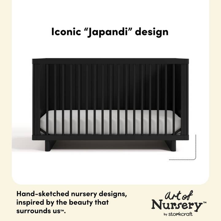 Storkcraft - Wholesale Bed - Kids & Baby - Storkcraft® Kyoto Deluxe Convertible Crib with Bonus Toddler Guardrail5