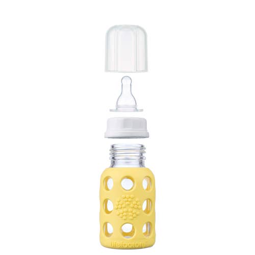Lifefactory - Wholesale Baby Bottle - 4oz Glass Baby Bottle - Stage 1 Nipple, Stopper, and Cap13