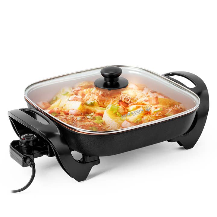 Holstein Housewares - Wholesale Kitchen Appliance - Holstein Housewares 12-inch Non-stick Electric Skillet 14