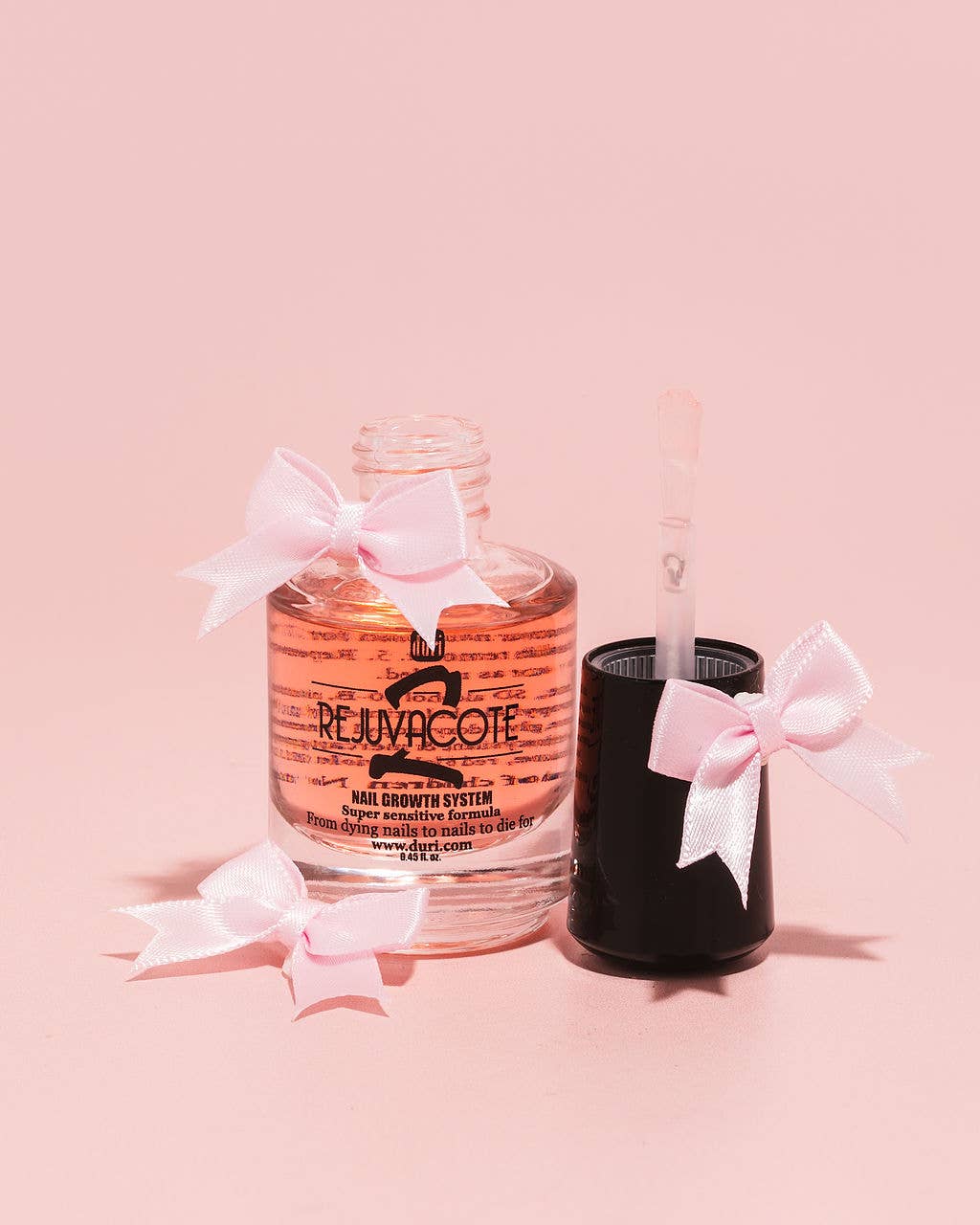 Duri Cosmetics - Vente Vernis à ongles durcisseur - Système de croissance des ongles Rejuvacote 2, formule super sensible, couche de base et couche de finition4